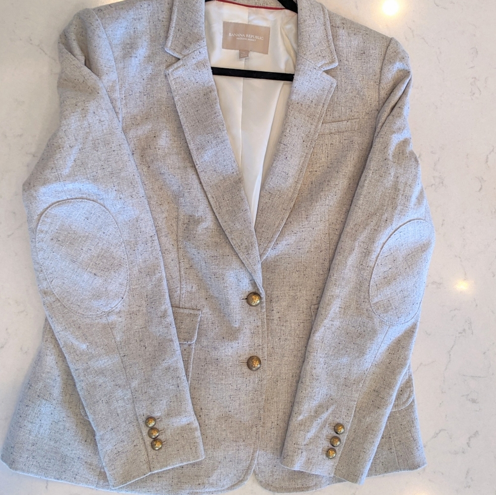 Banana Republic Wool Longline Hacking Jacket - 16
